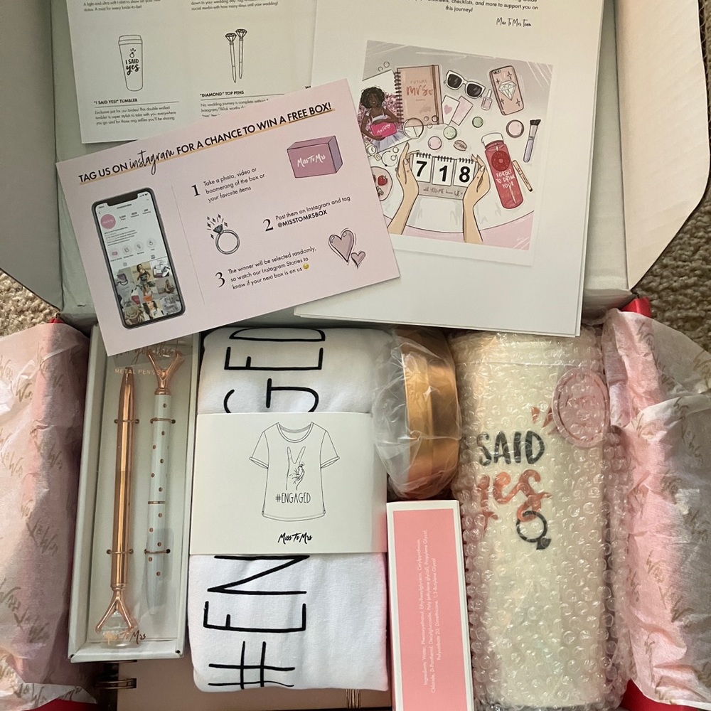 Miss To Mrs Bridal Box